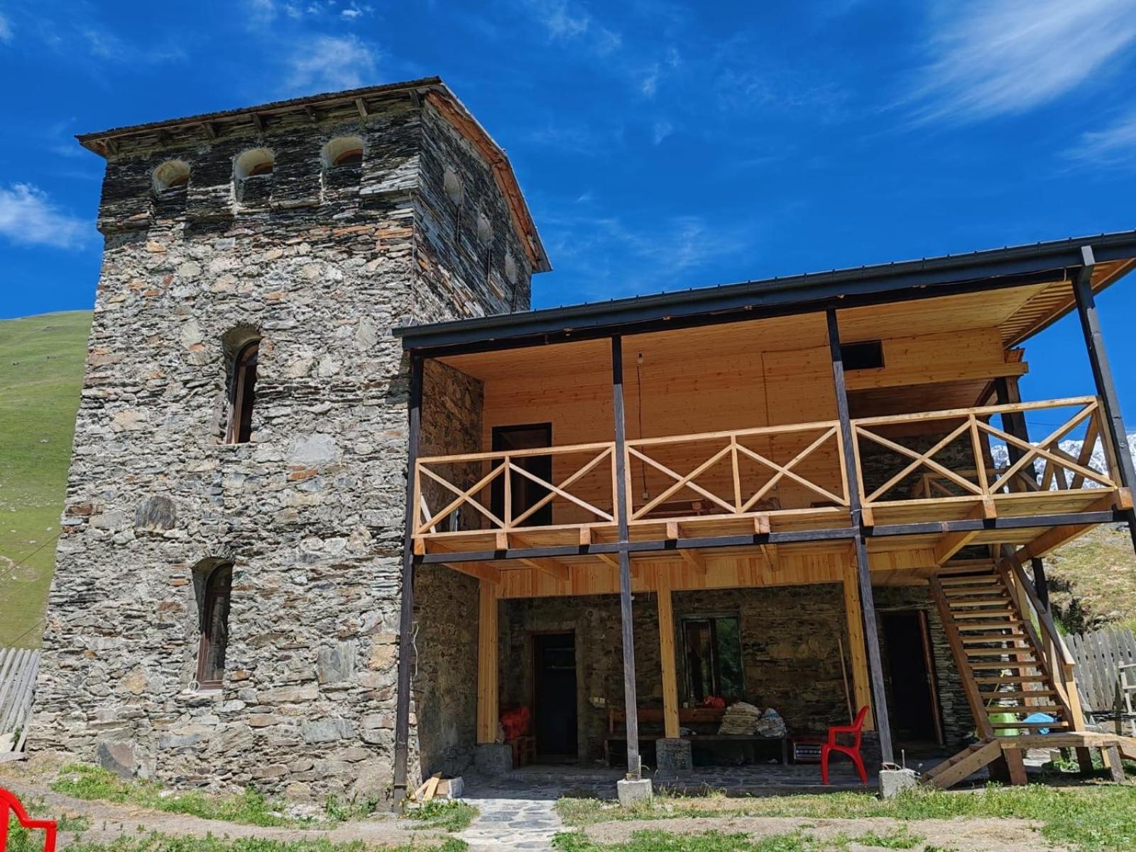 Chazhashi Guesthouse Ushguli ภายนอก รูปภาพ